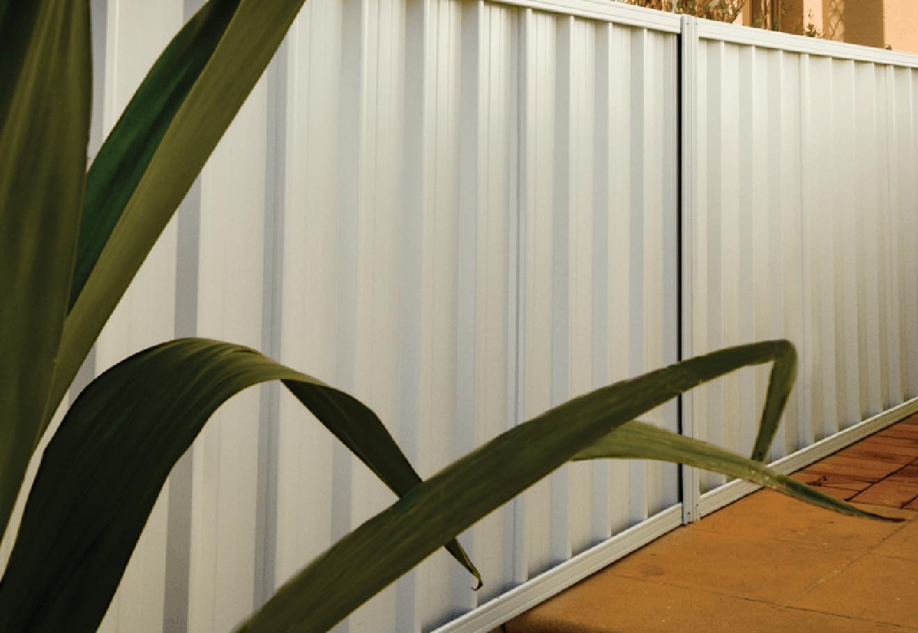 Trimclad COLORBOND® BlueScope Steel fence